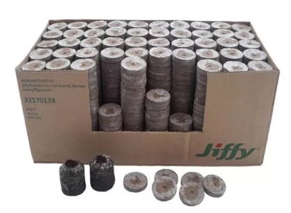 Jiffy 44mm Pellets 1000 pcs. - germination pellets