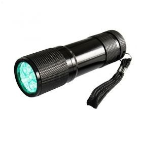 LED flashlight with green light