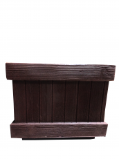Decorative Square Pot - 150x150x200mm