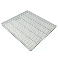 Isometric view of professional Danish Tray 110x100cm with drainage outlet