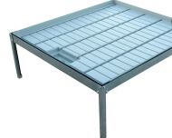 Durable metal frame stand for 110x100cm Danish grow tray